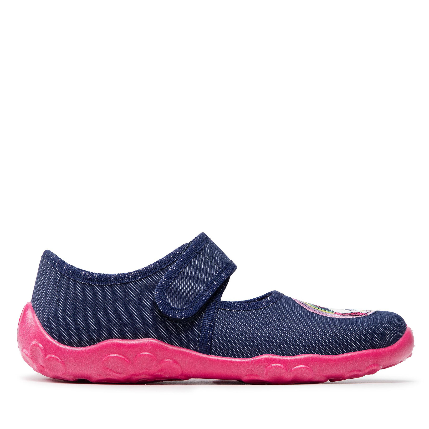 Hausschuhe Superfit 1-800282-8030 S Blau/Pink von Superfit