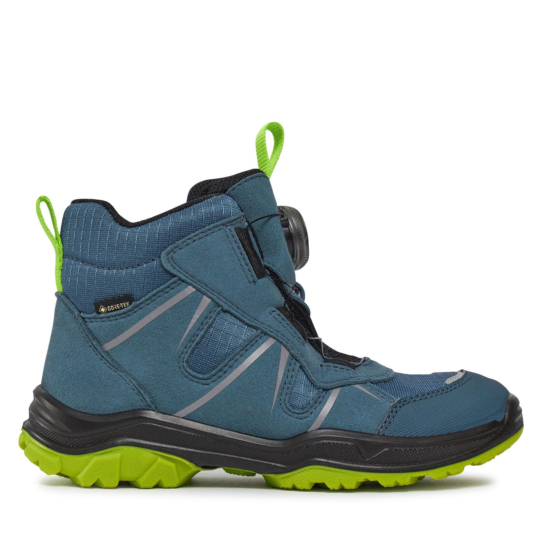 Schnürstiefeletten Superfit 1-000076-8000 M Blue/Lightgreen von Superfit