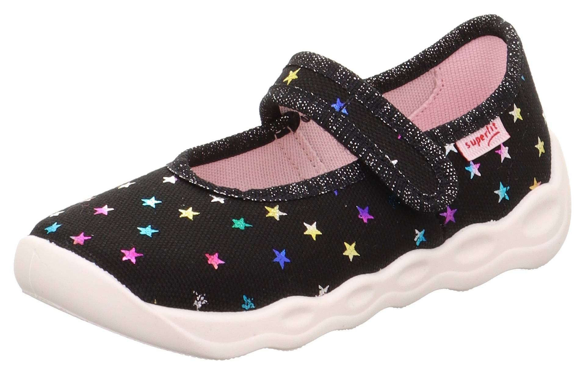 Superfit Hausschuh »BUBBLE WMS: Mittel«, Kindergartenschuh mit Klett, Sternchen, Grössenschablone zum Download Superfit Hausschuh »BUBBLE WMS: Mittel«, Kindergartenschuh mit Klett, Sternchen, Grössenschablone zum Download von Superfit