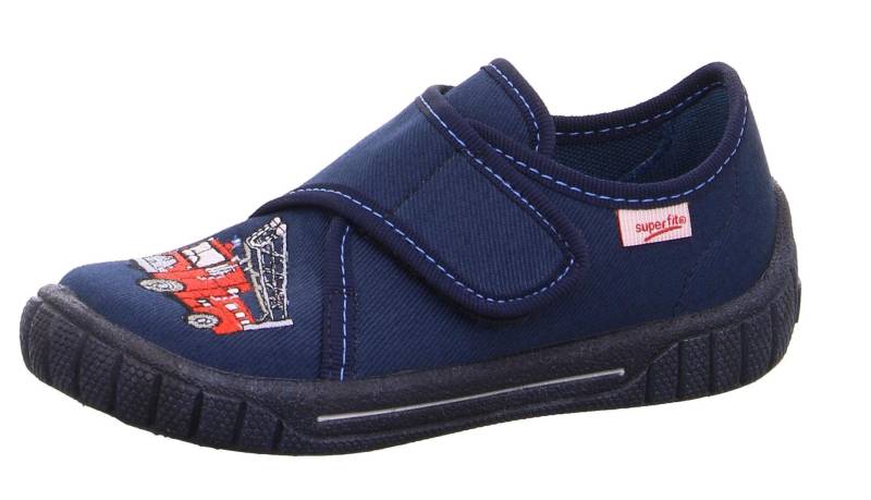 Superfit Hausschuh »Bill WMS: Mittel«, Kindergarten Schuh im Jeans-Look, Grössenschablone zum Download von Superfit