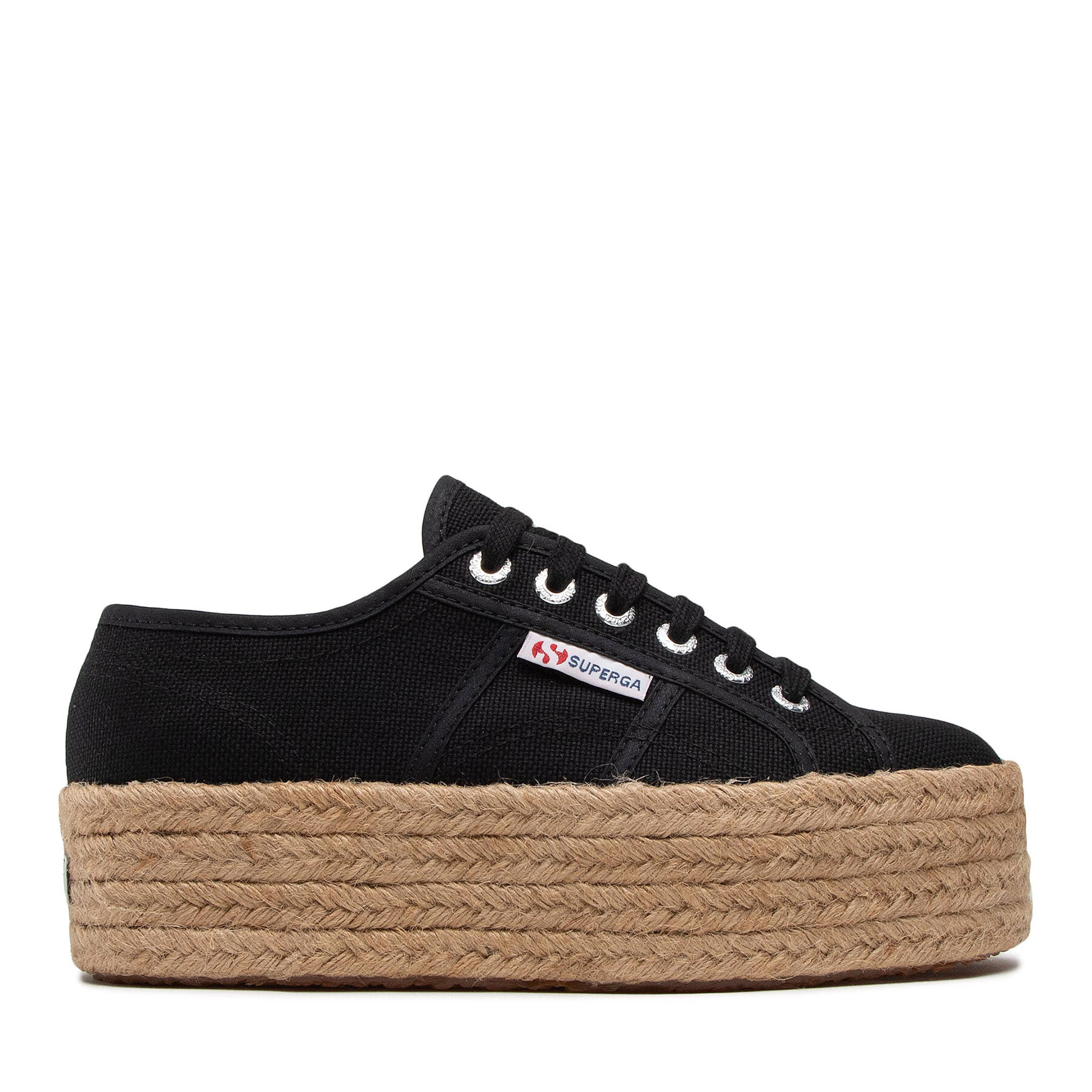 Espadrilles Superga 2790 Rope S51186W Black 999 von Superga