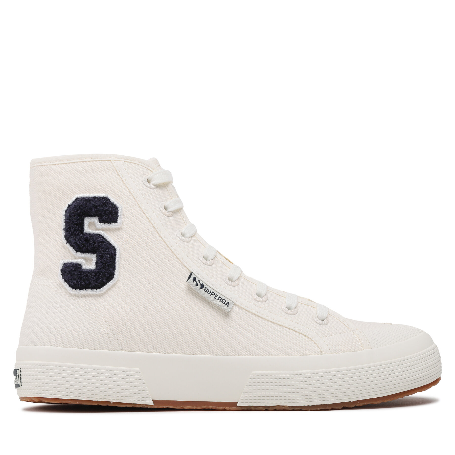 Sneakers aus Stoff Superga 2295 Cotton Terry Patch S21321W White Avorio/Navy-F Avorio AAI von Superga