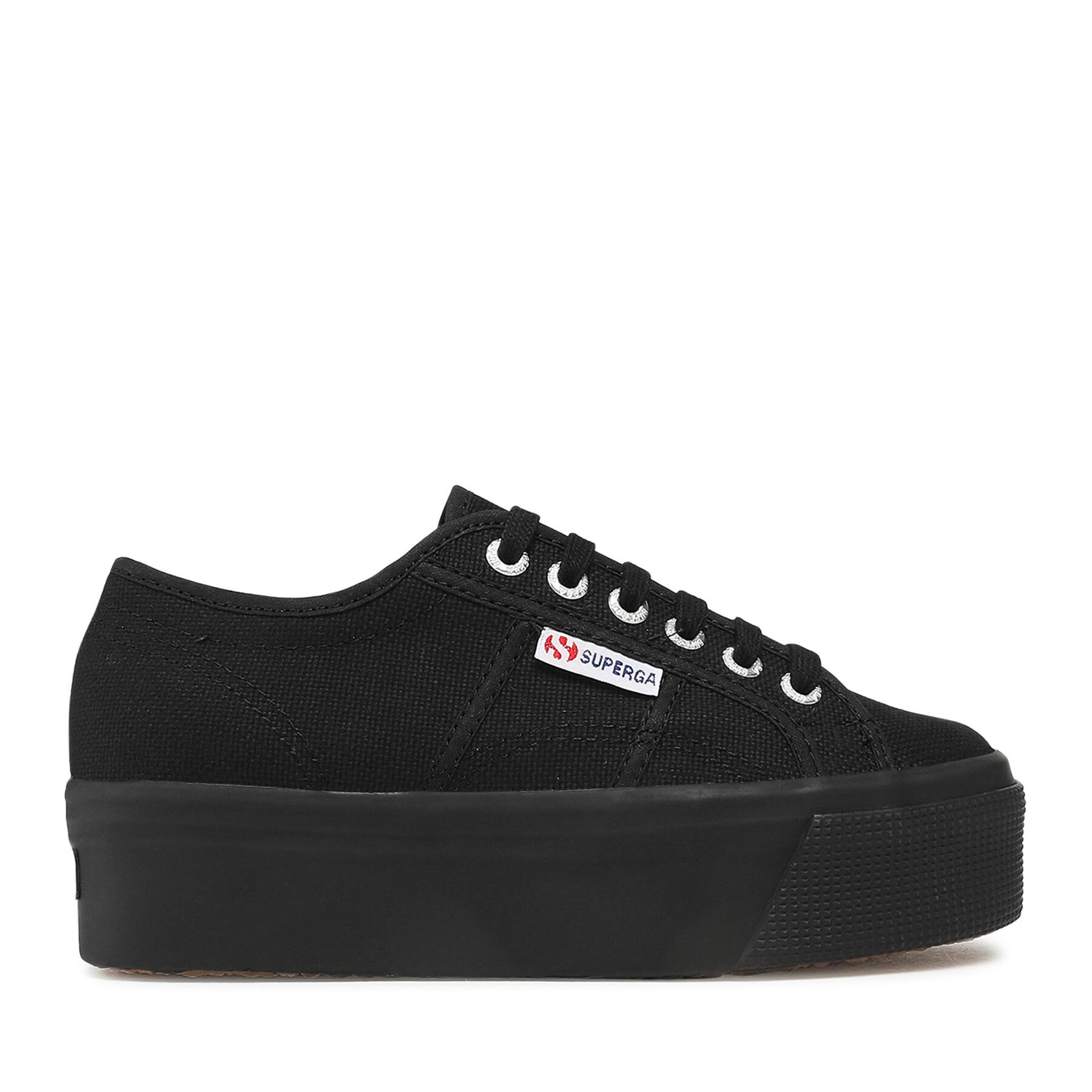 Sneakers aus Stoff Superga 2790 Cotw Linea Up And Down S9111LW Full Black 996 von Superga