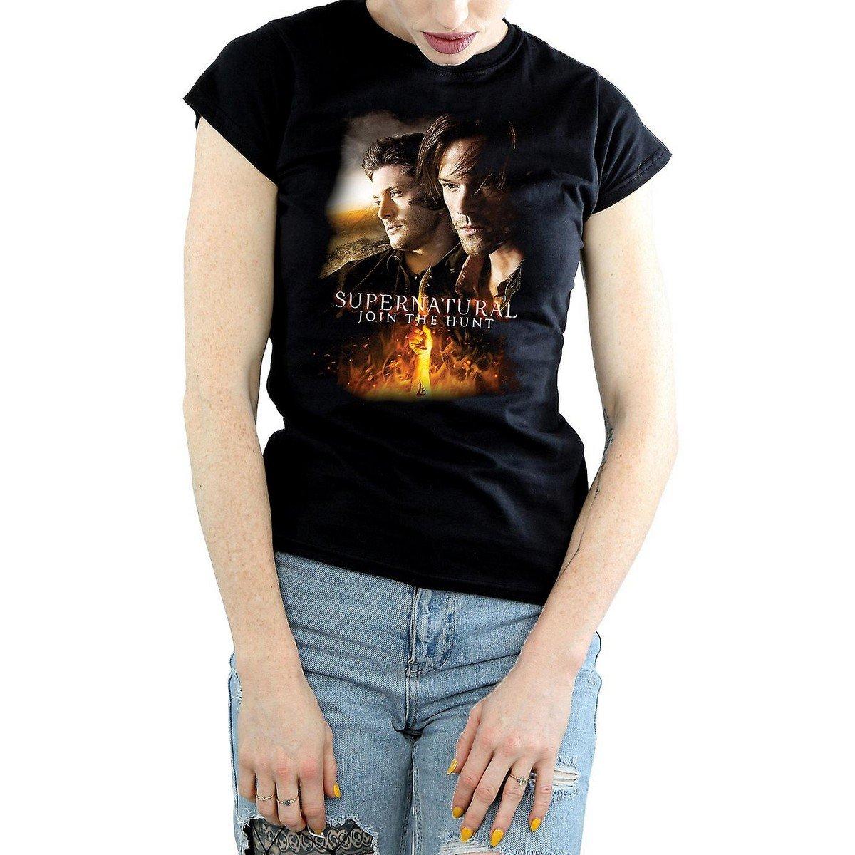 Tshirt Damen Schwarz L von Supernatural