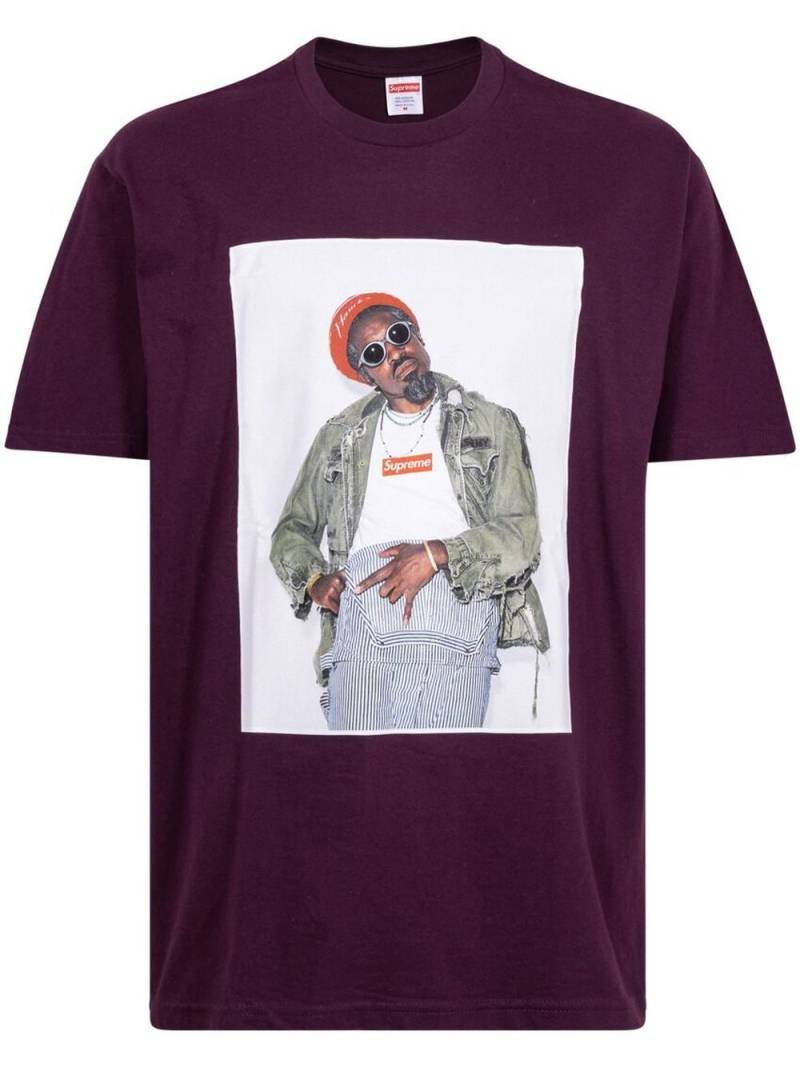 Supreme Andre 3000 graphic-print T-shirt - Purple von Supreme