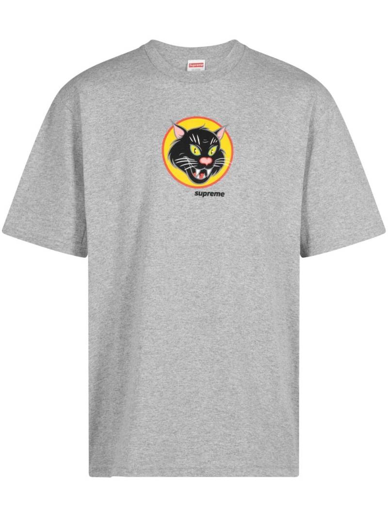 Supreme Black Cat cotton T-shirt - Grey von Supreme