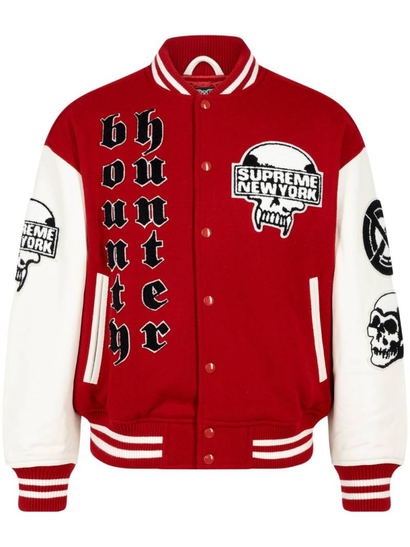 Supreme Bounty Hunter "Red" varsity jacket von Supreme