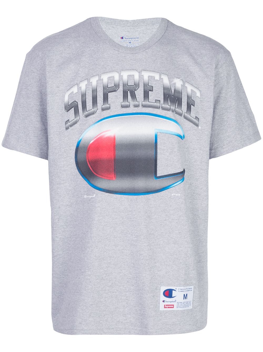 Supreme Champion chrome SS Top - Grey von Supreme