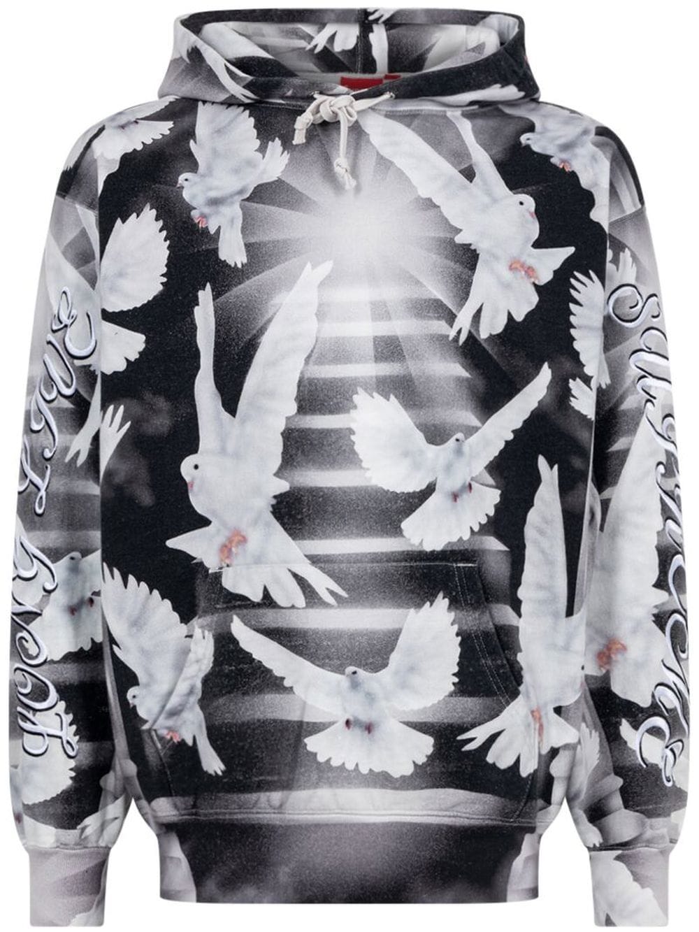Supreme Doves graphic-print hoodie - Black von Supreme