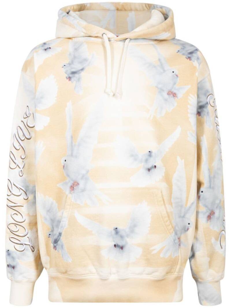 Supreme Doves graphic-print hoodie - Neutrals von Supreme