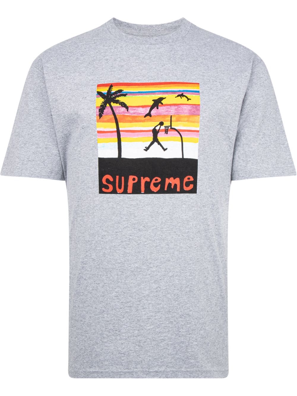 Supreme Dunk crew neck T-shirt - Grey von Supreme