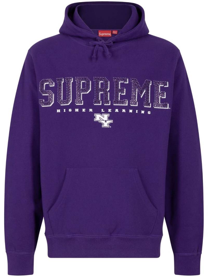 Supreme Gems crystal-embellished hoodie - Purple von Supreme