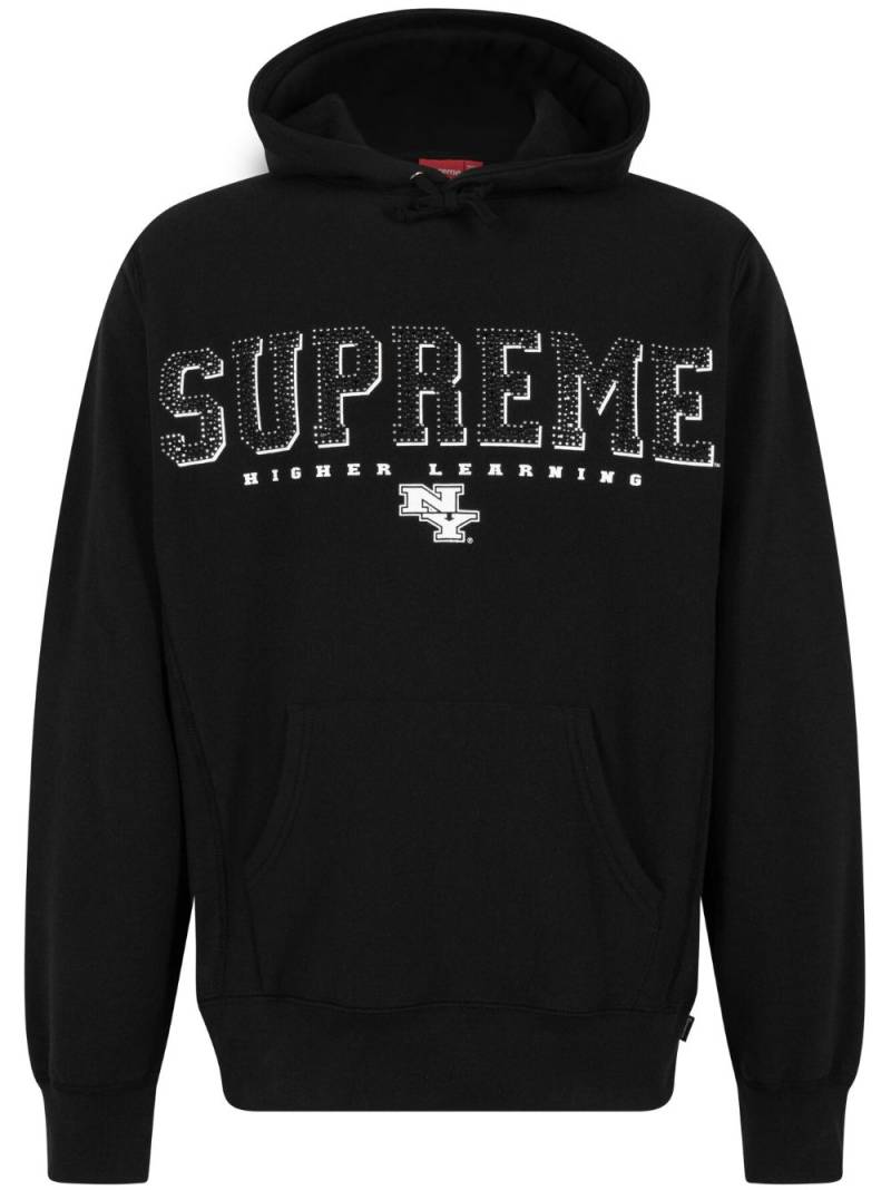 Supreme Gems logo-embellished hoodie - Black von Supreme