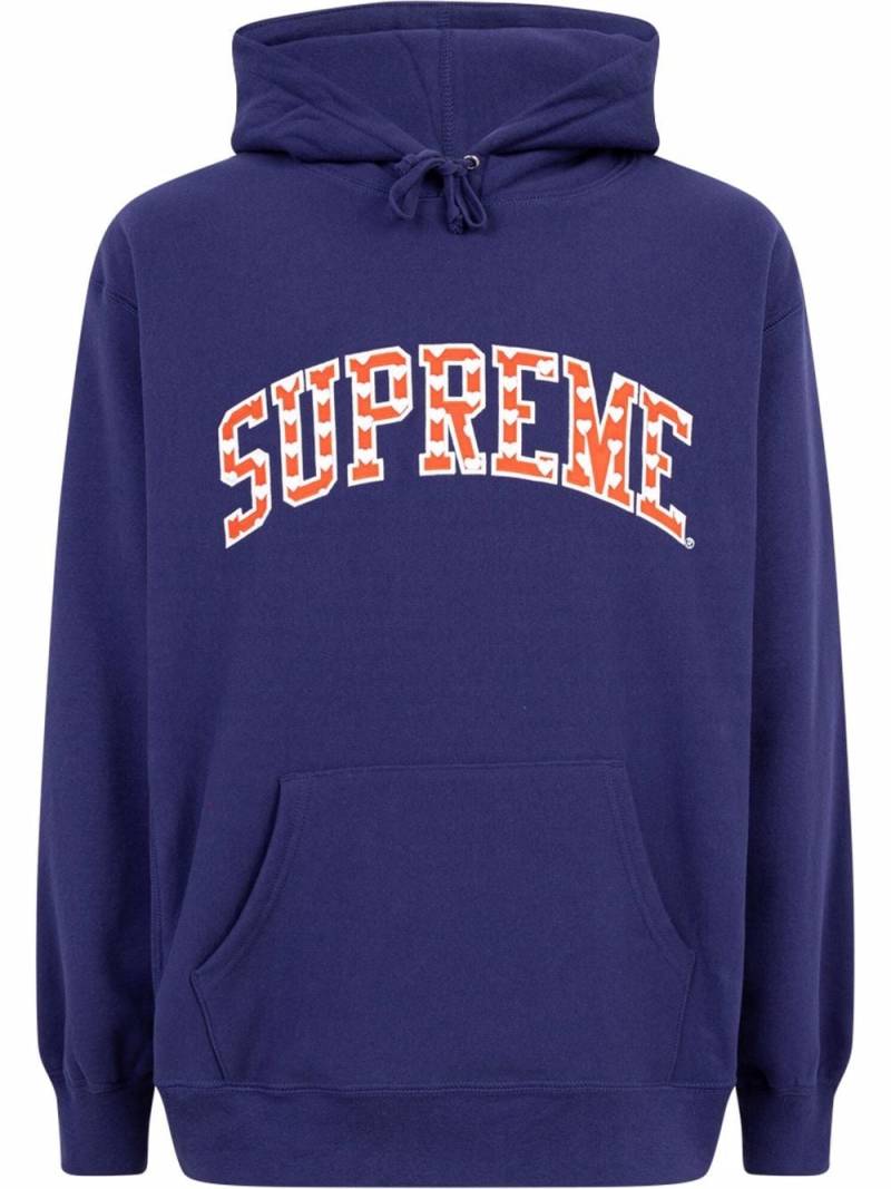 Supreme Hearts Arc hoodie - Blue von Supreme