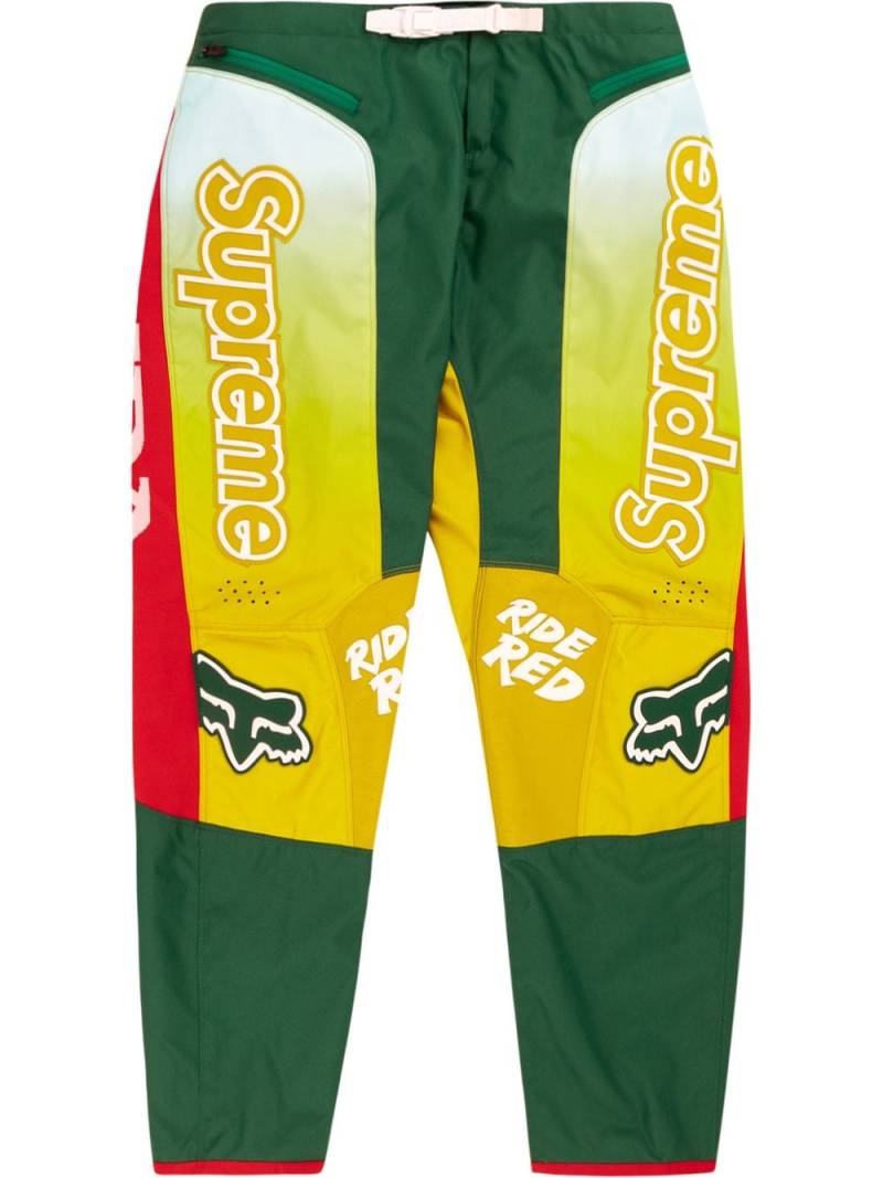 Supreme Honda Fox Racing Moto track pants - Yellow von Supreme