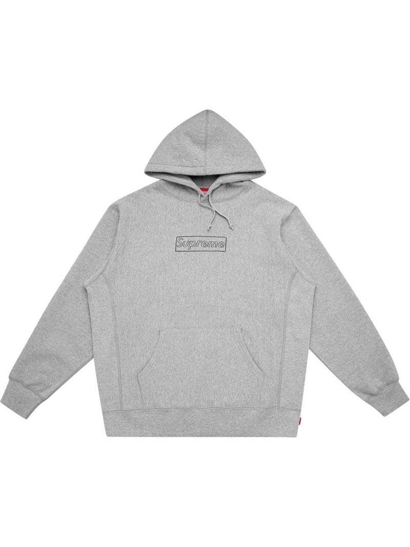 Supreme Kaws Chalk Logo hoodie - Grey von Supreme