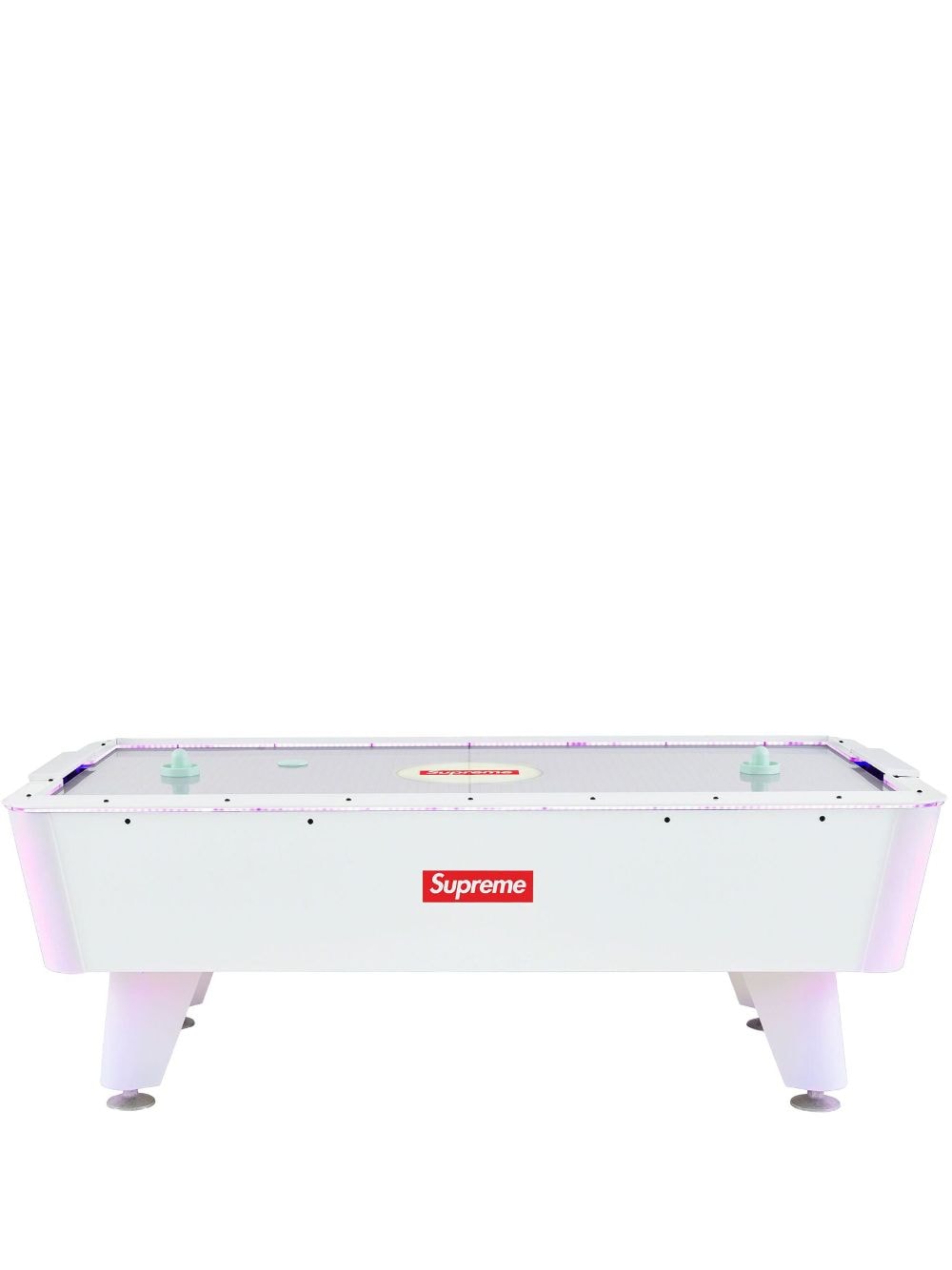 Supreme LED Air Hockey table - White von Supreme
