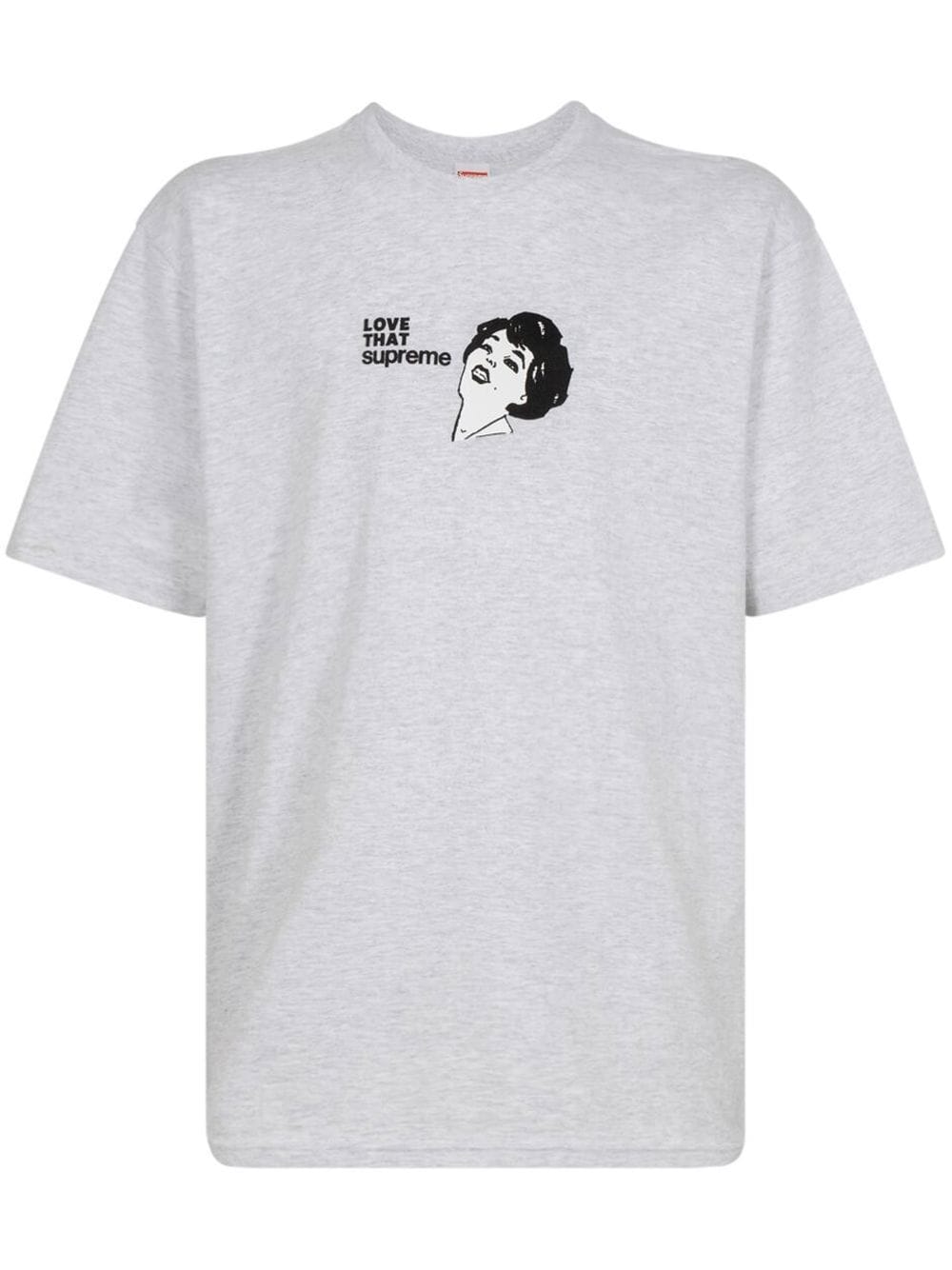 Supreme Love That-print cotton T-shirt - Grey von Supreme