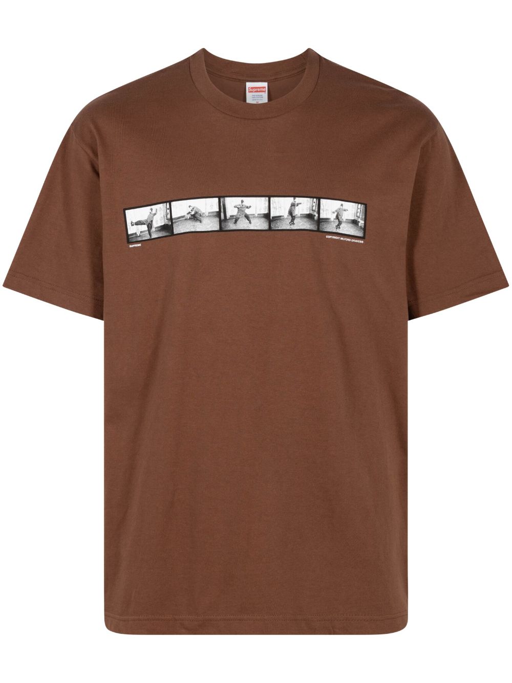 Supreme Milford Graves cotton T-shirt - Brown von Supreme