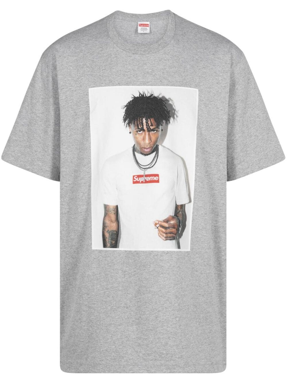 Supreme NBA Youngboy "FW23 Heather Grey" T-shirt von Supreme