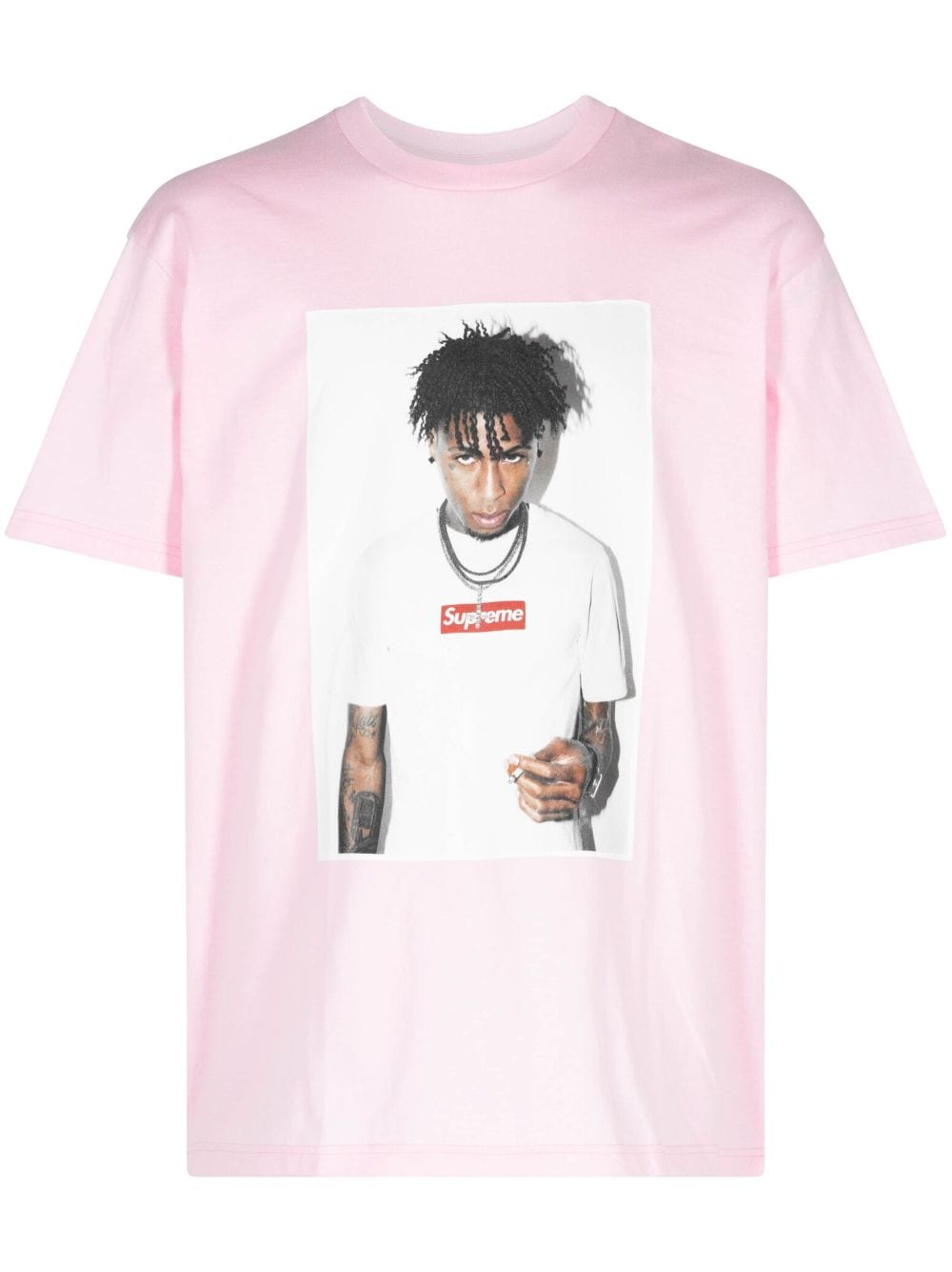 Supreme NBA Youngboy cotton T-shirt - Pink von Supreme