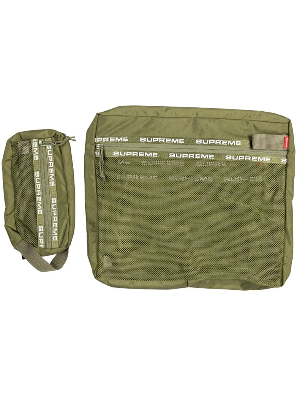 Supreme Organizer "Olive" pouch set - Green von Supreme