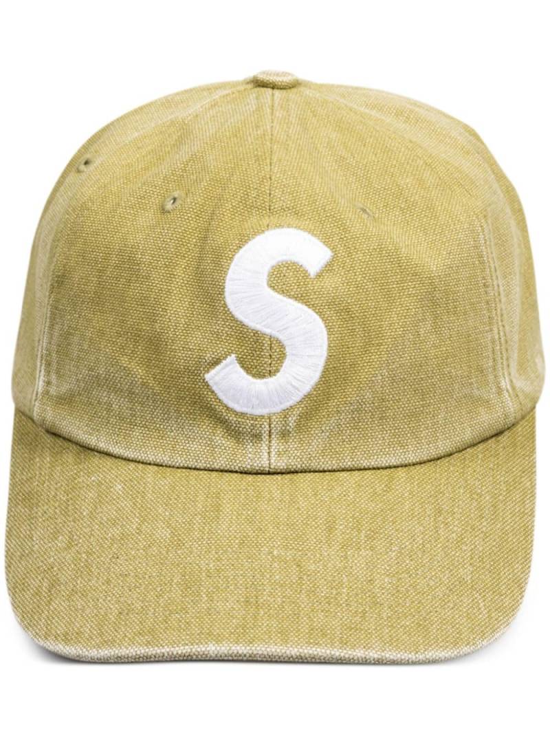 Supreme S Logo baseball cap - Yellow von Supreme