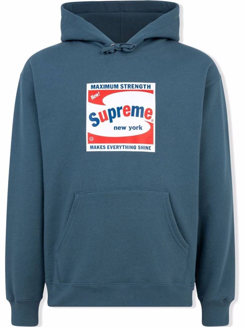 Supreme Shine graphic-print hoodie - Blue von Supreme