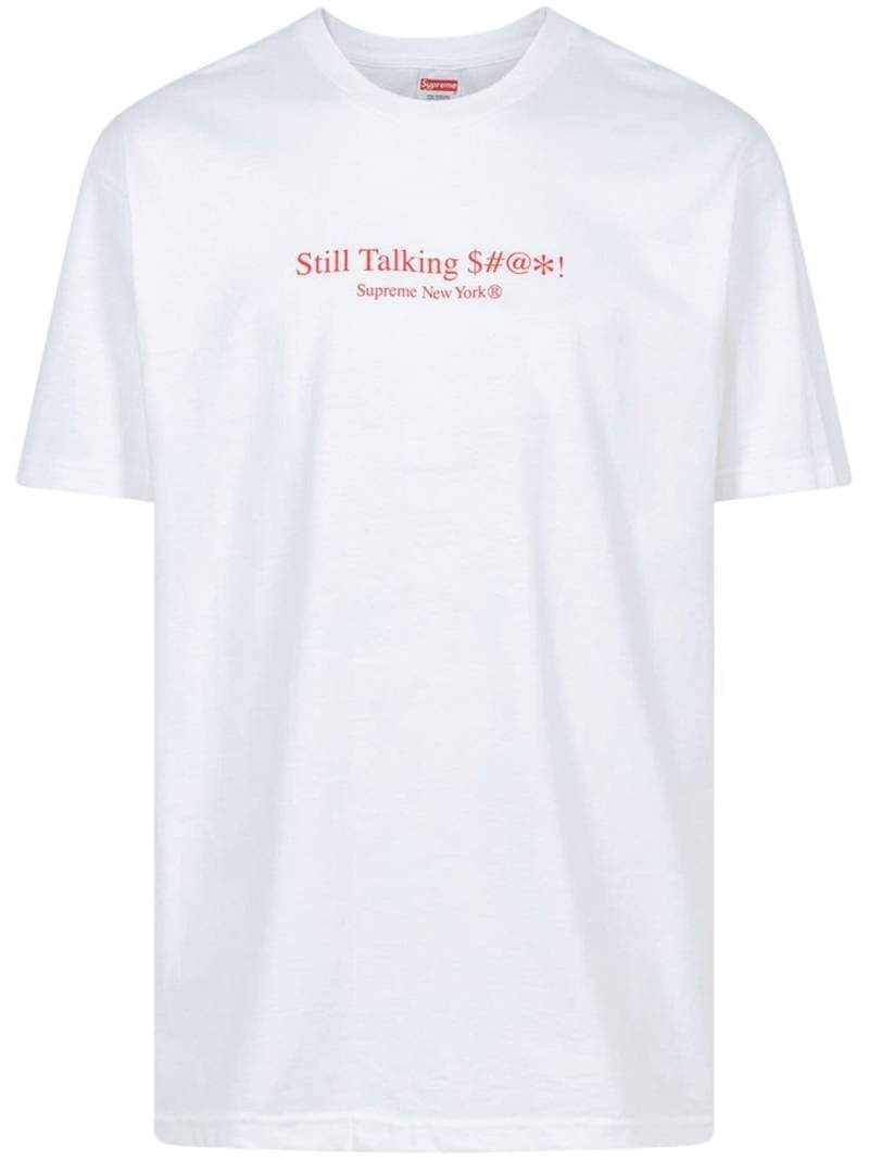 Supreme Still Talking graphic-print T-shirt - White von Supreme