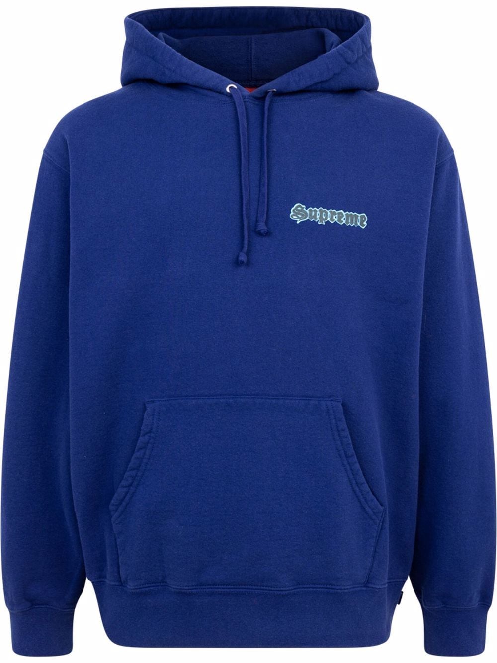 Supreme Love logo-print hoodie - Blue von Supreme