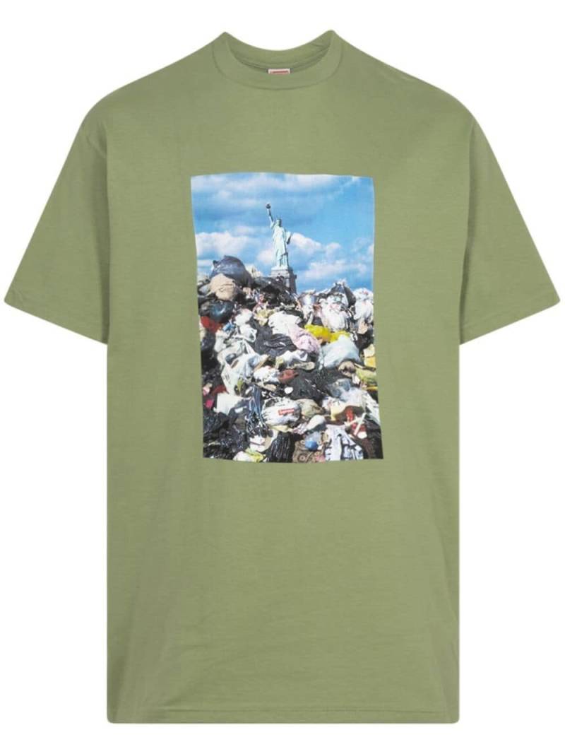 Supreme Trash photograph-print T-shirt - Green von Supreme