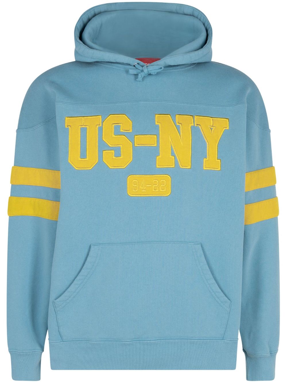 Supreme US-NY cotton hoodie - Blue von Supreme