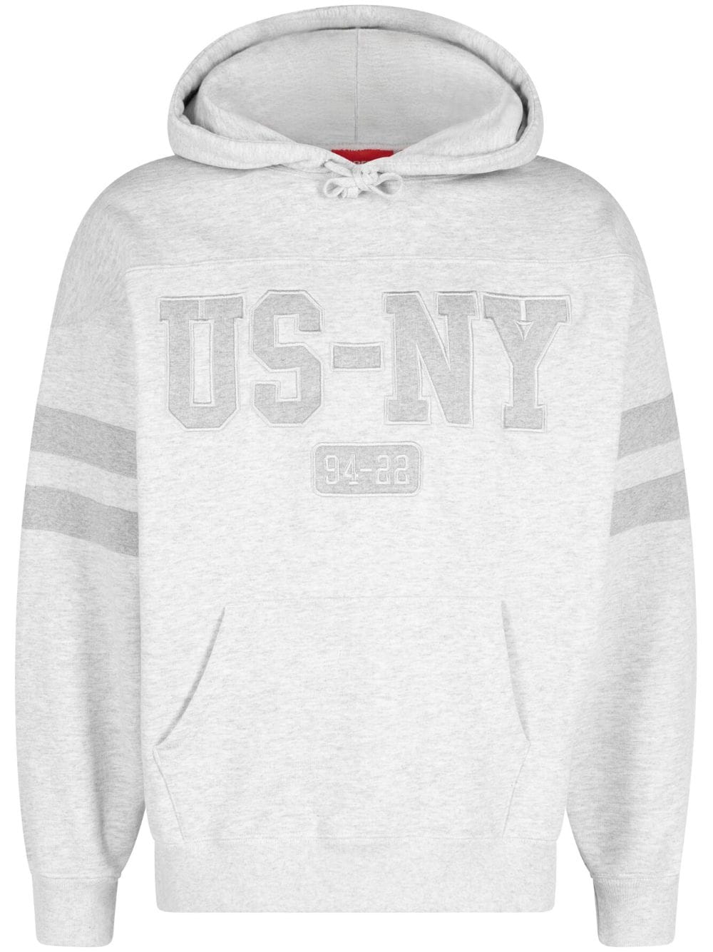 Supreme US-NY cotton hoodie - Grey von Supreme