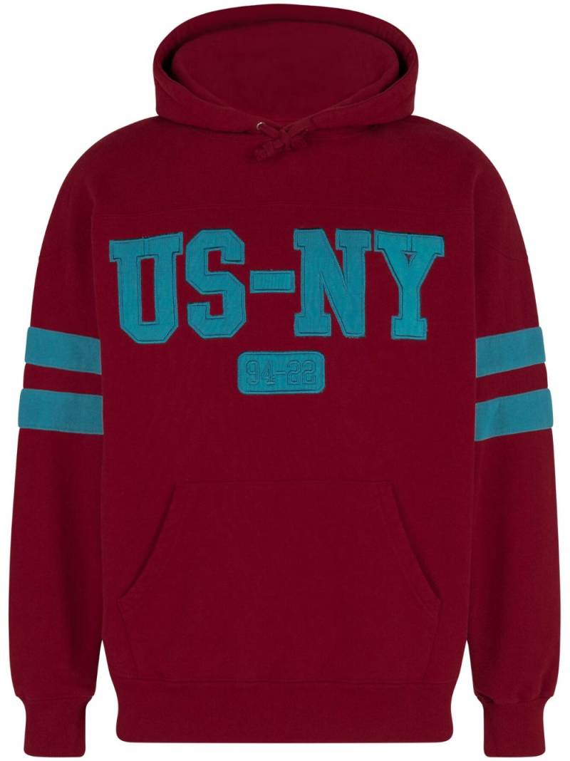 Supreme US-NY cotton hoodie - Red von Supreme