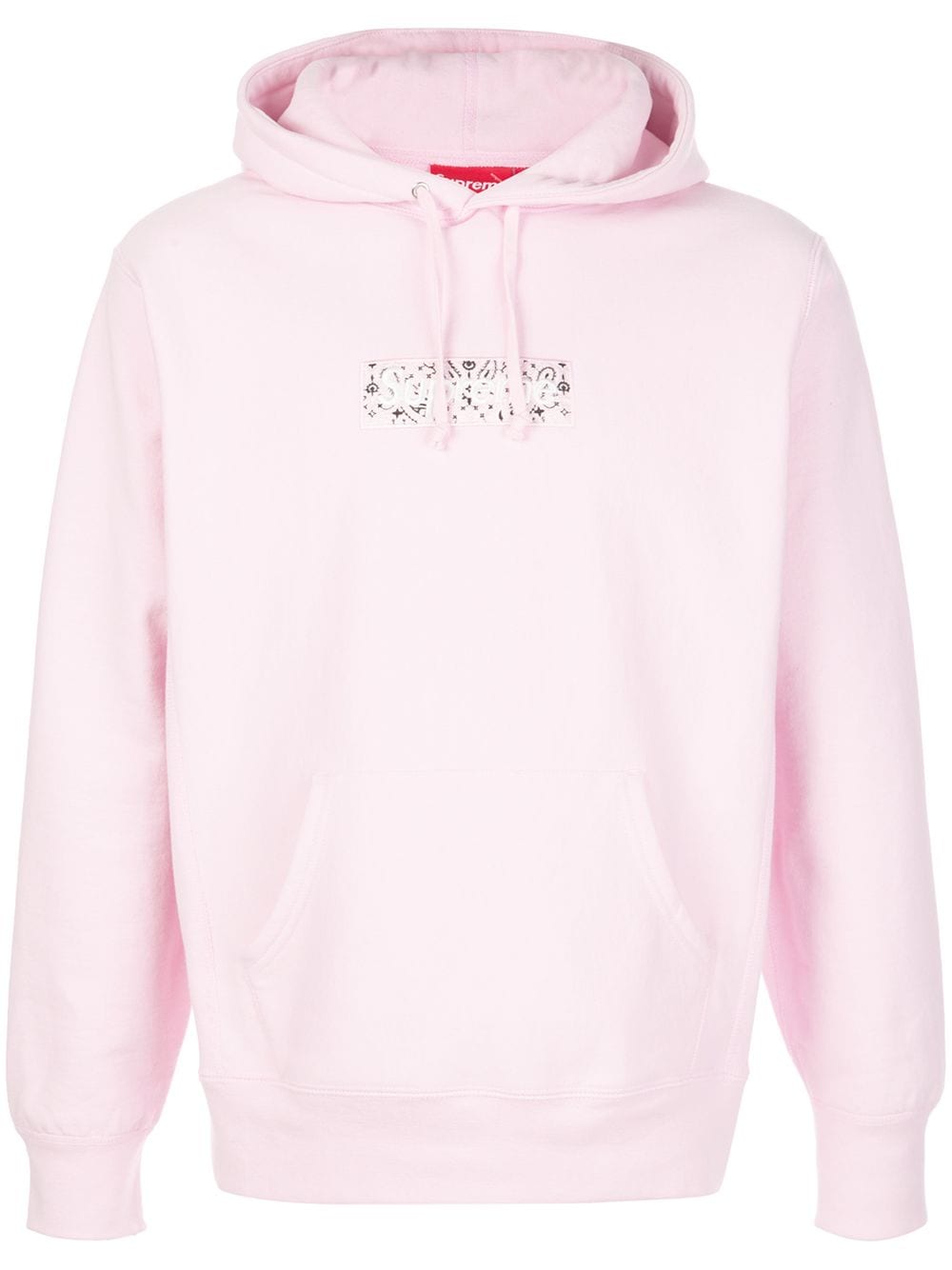 Supreme bandana box logo hoodie - Pink von Supreme