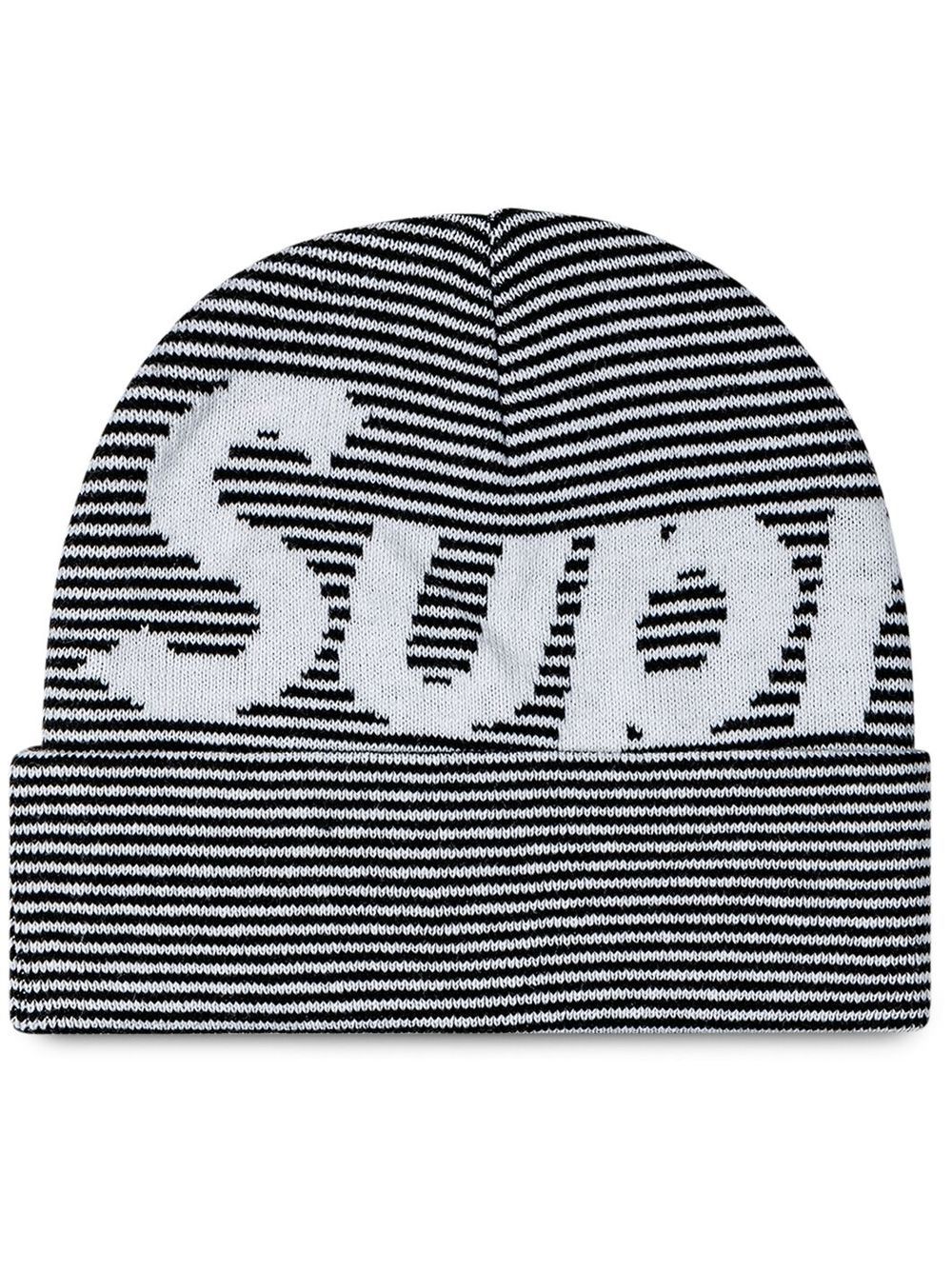 Supreme Big Logo knitted beanie - Black von Supreme