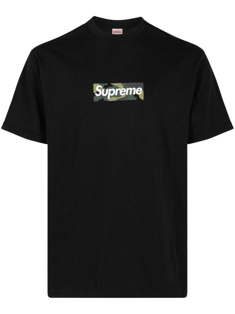 Supreme box logo cotton T-shirt - Black von Supreme