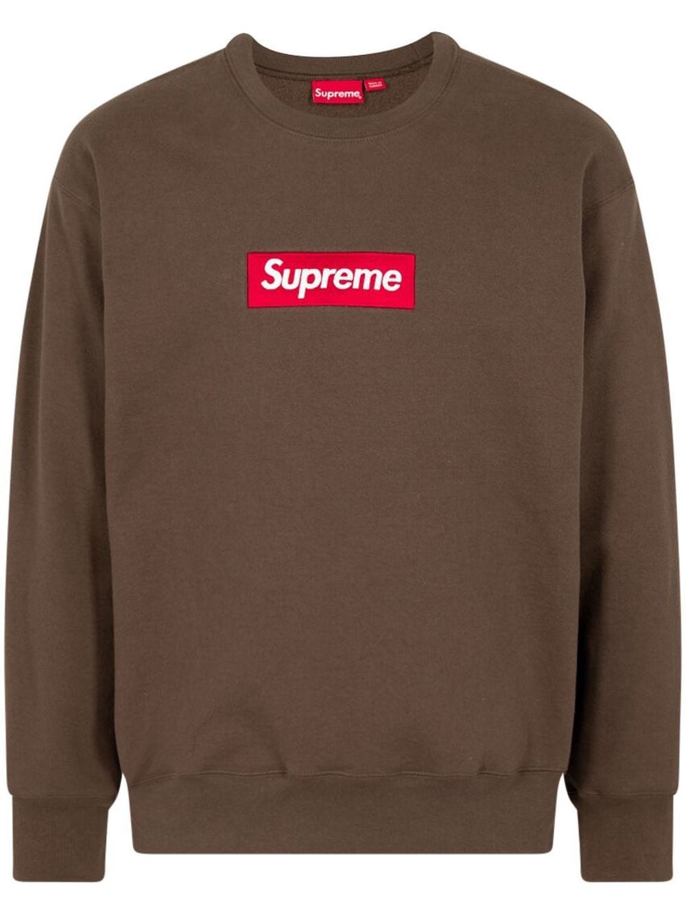 Supreme Box Logo crewneck sweatshirt - Brown von Supreme