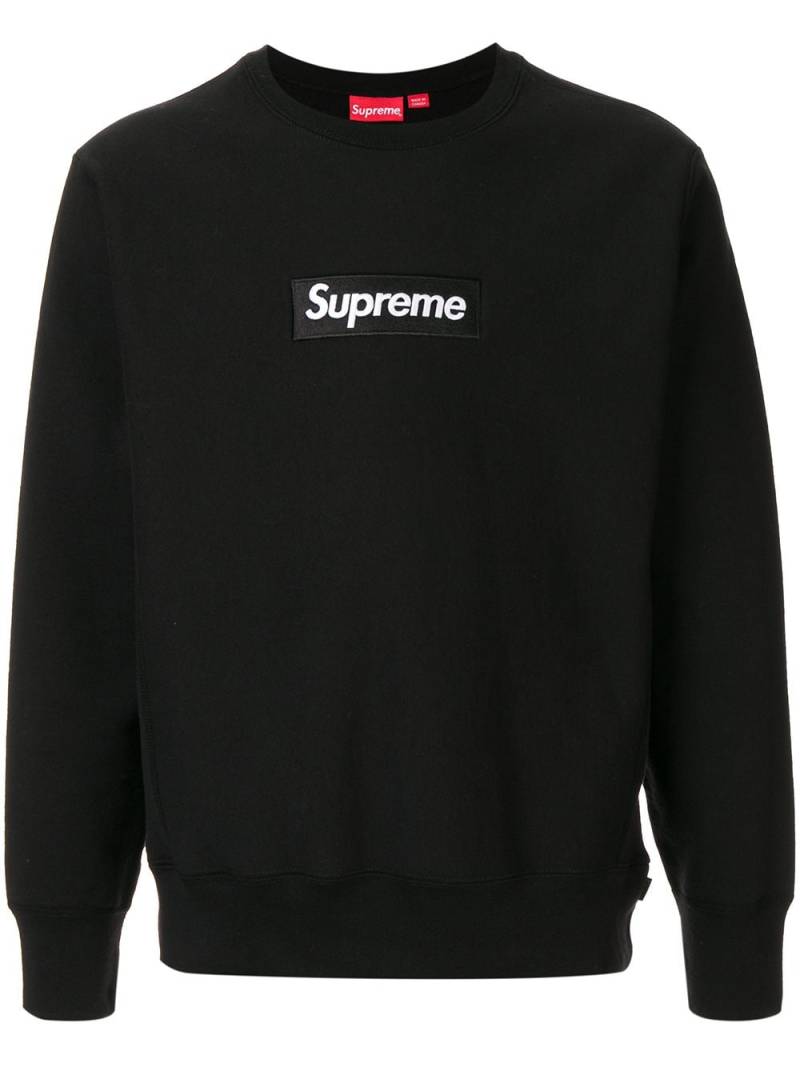 Supreme box-logo crew-neck sweatshirt - Black von Supreme