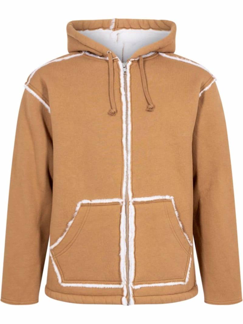 Supreme faux shearling hooded jacket - Brown von Supreme