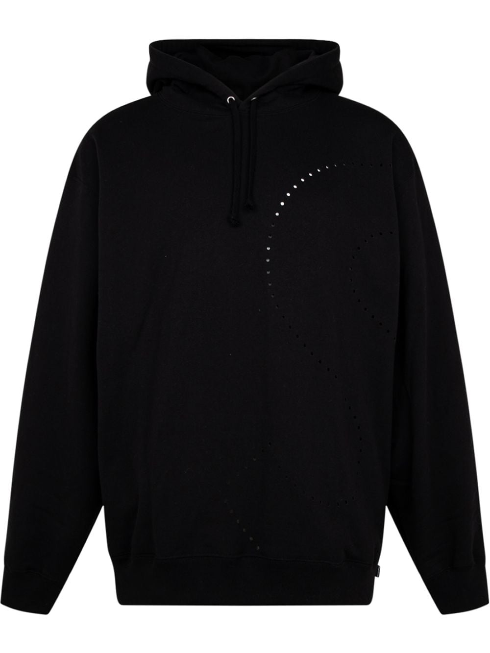 Supreme laser cut 'S' logo hoodie - Black von Supreme