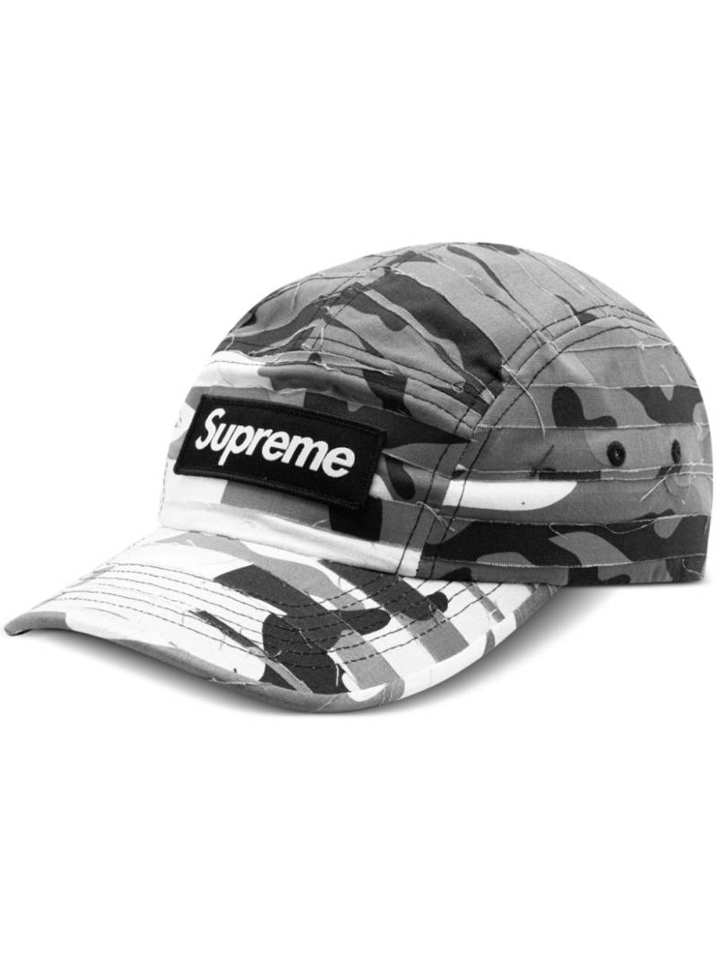 Supreme layered camouflage-pattern camp cap - Grey von Supreme