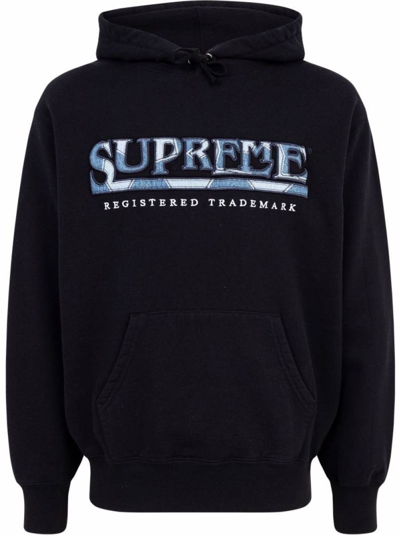 Supreme Denim Logo hoodie - Black von Supreme