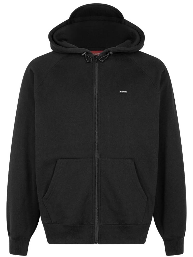 Supreme logo-jacquard cotton hoodie - Black von Supreme