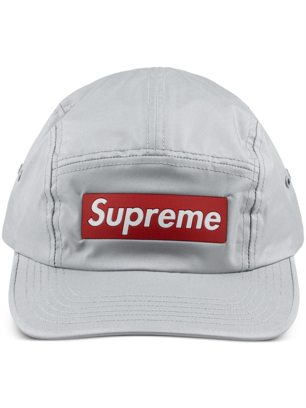 Supreme logo-patch baseball cap - Grey von Supreme