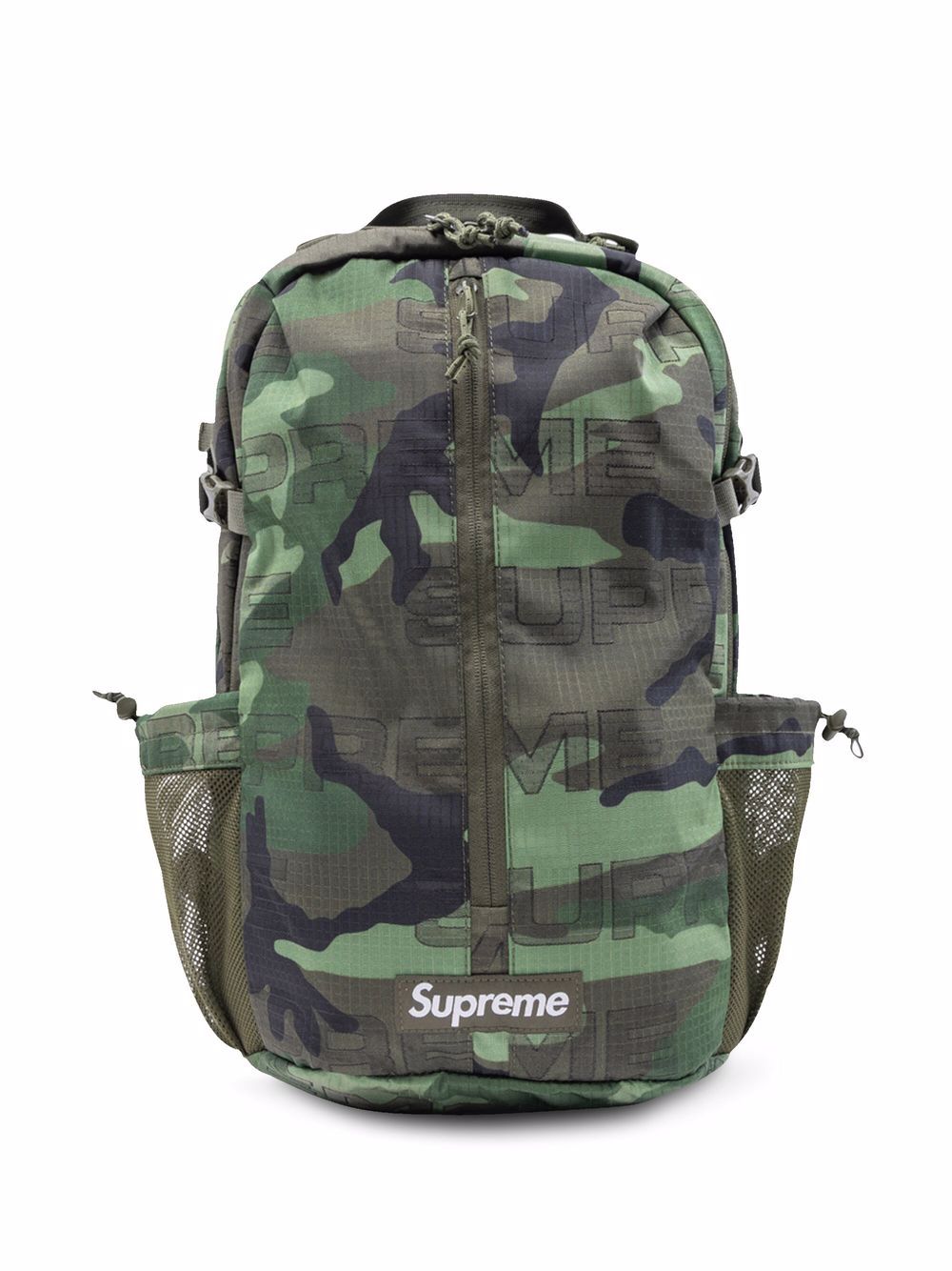 Supreme logo-print backpack "FW21" - Green von Supreme