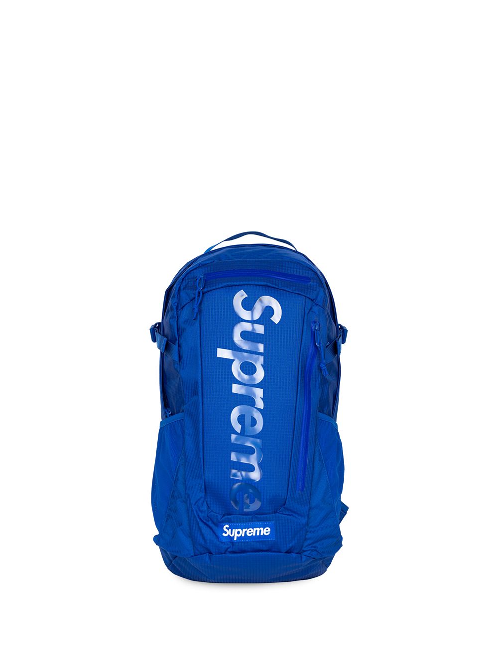 Supreme logo-patch backpack - Blue von Supreme