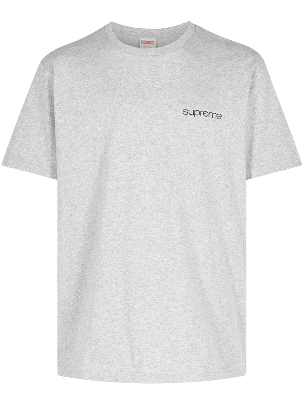 Supreme logo-print cotton T-shirt - Grey von Supreme