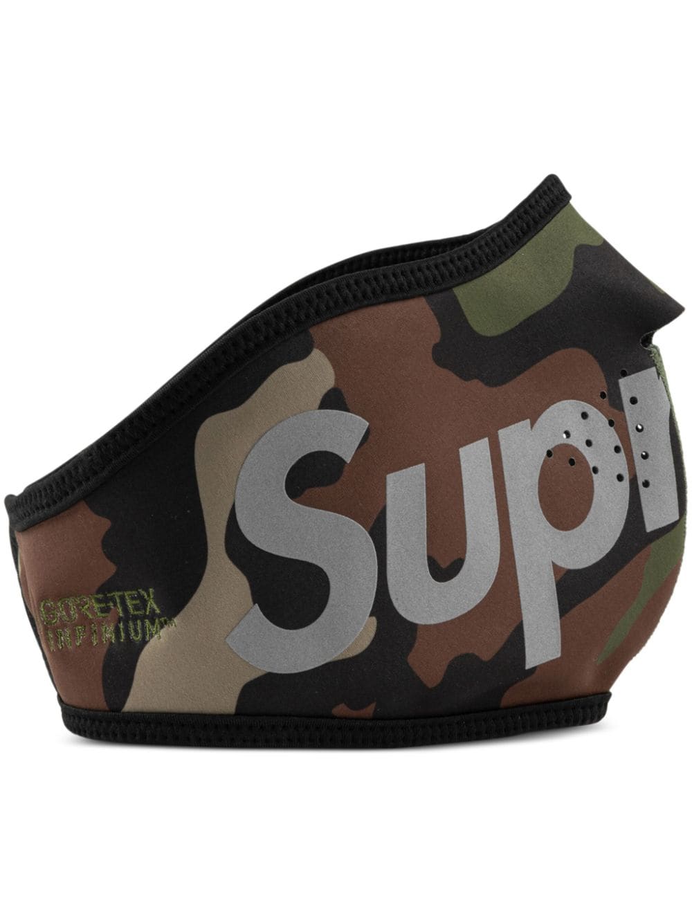 Supreme logo windstopper face mask - Green von Supreme