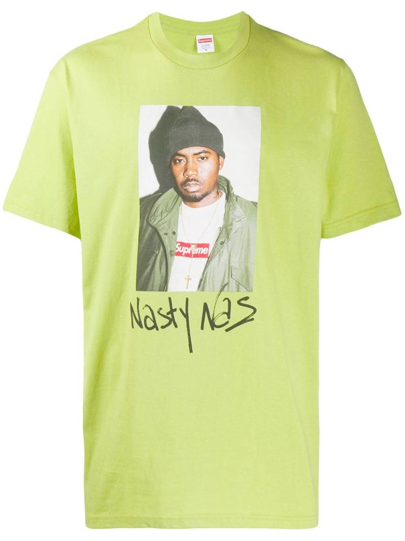 Supreme Nasty Nas photographic-print T-shirt - Green von Supreme